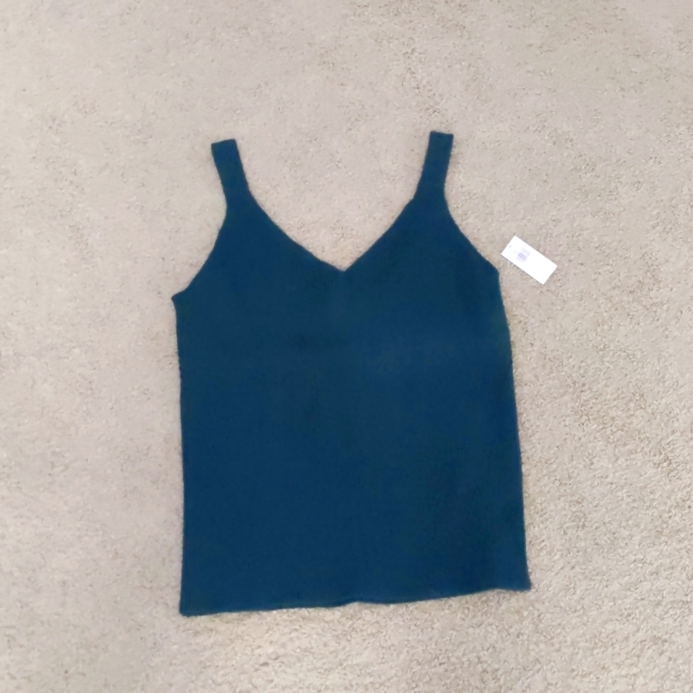 Dark green sweater tank